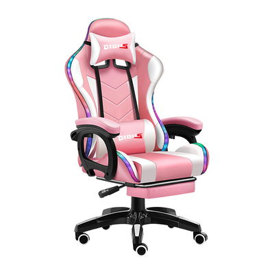 (Size) Home Office Furniture Adjustable Headrest RGB Swivel Set Luxury High Quality Reclining Ergonomic Racing Chairs With Lights And Speakers