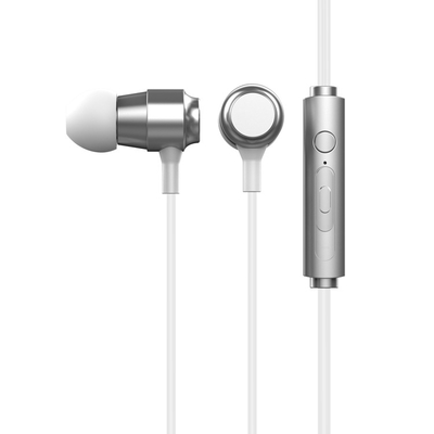 In-Ear Factory 3.5mm Metal Wired Earphone Sports Headphones With Mic Metal Housing Wired Earphone Earbuds