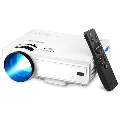 Portable Pico 1080P Short Throw Full HD 4K LCD Home Theater Projector