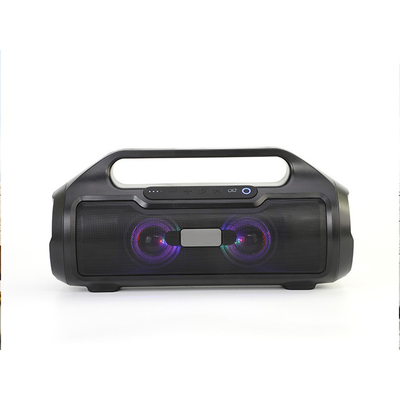 No Loud Bass Outdoor Dance BT Speakers Original 20W RGB LED Lighting Boombox Bluetooth Speaker