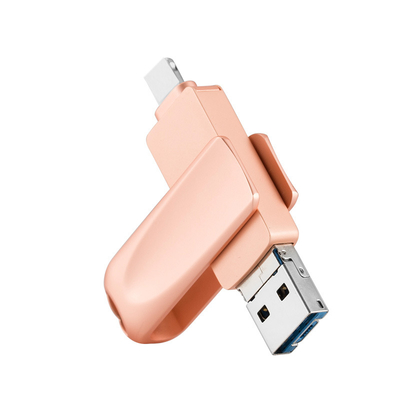 Swivel Thumb Drive OTG Memory Stick External Storage Thumb Drive 64GB Compatible with iPhone/Computer Android USB Flash Drive 128GB
