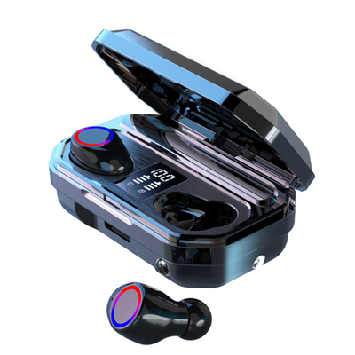 New Trend AAC/SBC Tws M12 Earphone 5.0 Touch Music Wireless Earbuds Stereo Bass True Wireless Earbuds With Flashlight MIC