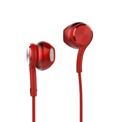 Portable promotional headphone jack 3.5mm cable control earphone for mp3 mp4 players mobile phones with MIC