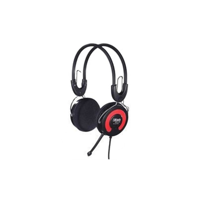 Headband Over-Ear Wired Headphones With Microphone Lightweight Foldable Portable Headsets