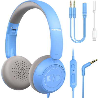 Headband Durable Using Cable Kids Cartoon To Noise Cancel Headphones With 3.5mm Wire For Computer